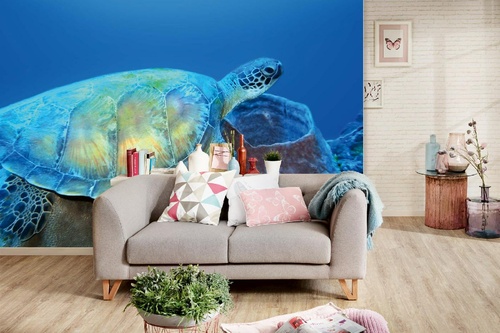 Vlies Fototapete - Meeresschildkröte 375 x 250 cm